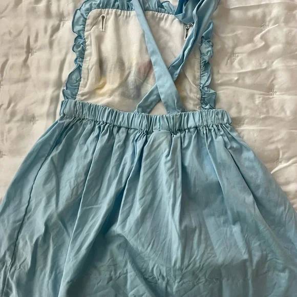 Charming Blue embroidered princess Dress - Picture 2 of 4